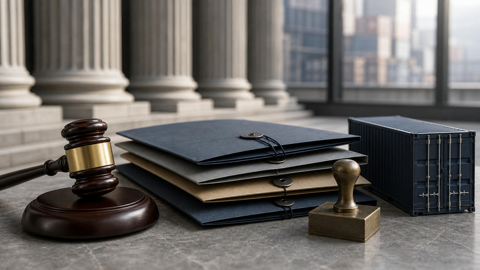 Institutional legal and trade objects for regulation, court ruling, tariff and policy risk news