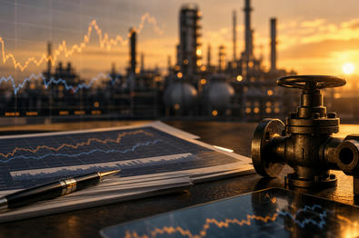 Generic energy infrastructure and commodity market materials in an industrial setting