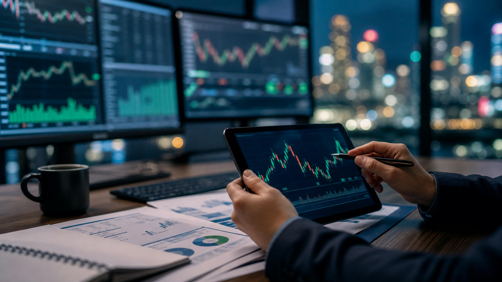 Generic stock market and equity analysis setting for earnings news