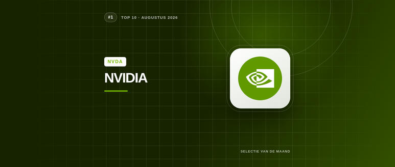 NVIDIA — Top 10 selectie augustus 2026
